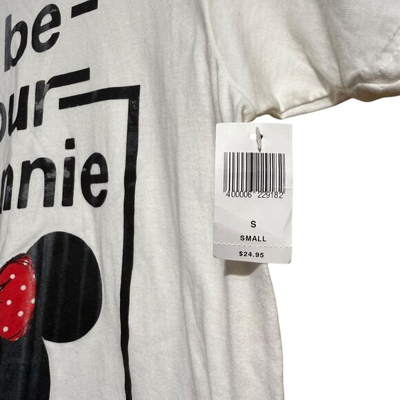 NWT Disneyland Walt Disney World white I'll be Your Minnie graphic tee Small - Picture 3 of 7